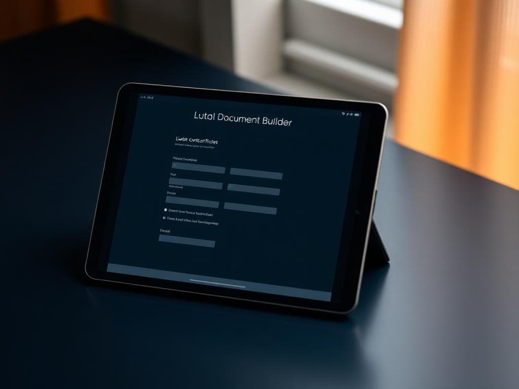 Voorbeeld van een opgesteld juridisch document